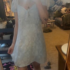 Baby blue midi dress